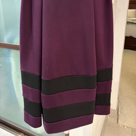 Calvin Klein A-line Fit & Flare Dress - Purple Size 6P - Picture 7 of 11